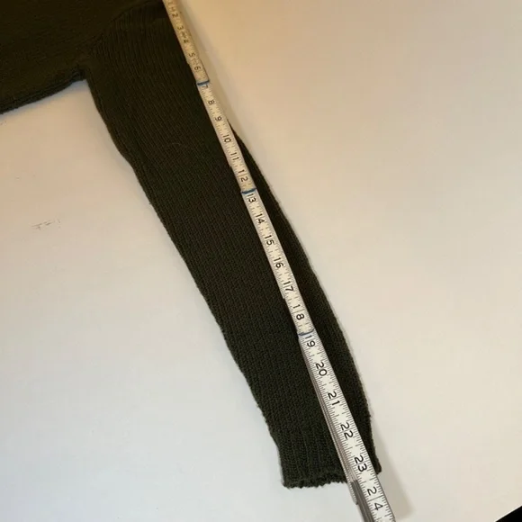 Theory Womens Black Cable Knit Wool Crew Neck Pullover Sweater Top Size P - Picture 8 of 10